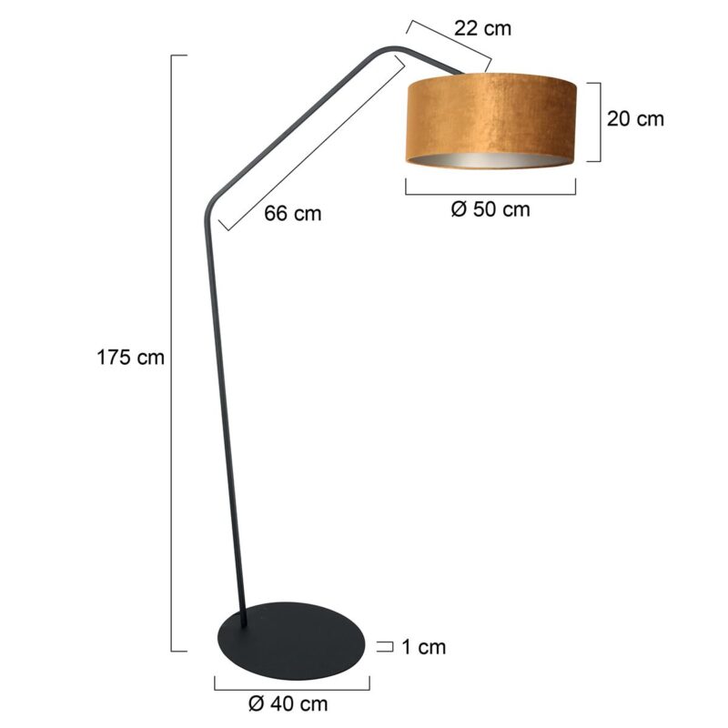 Zwarte vloerlamp Zig-Zag 4241ZW – Uniek design en functioneel gebruik - Afbeelding 6