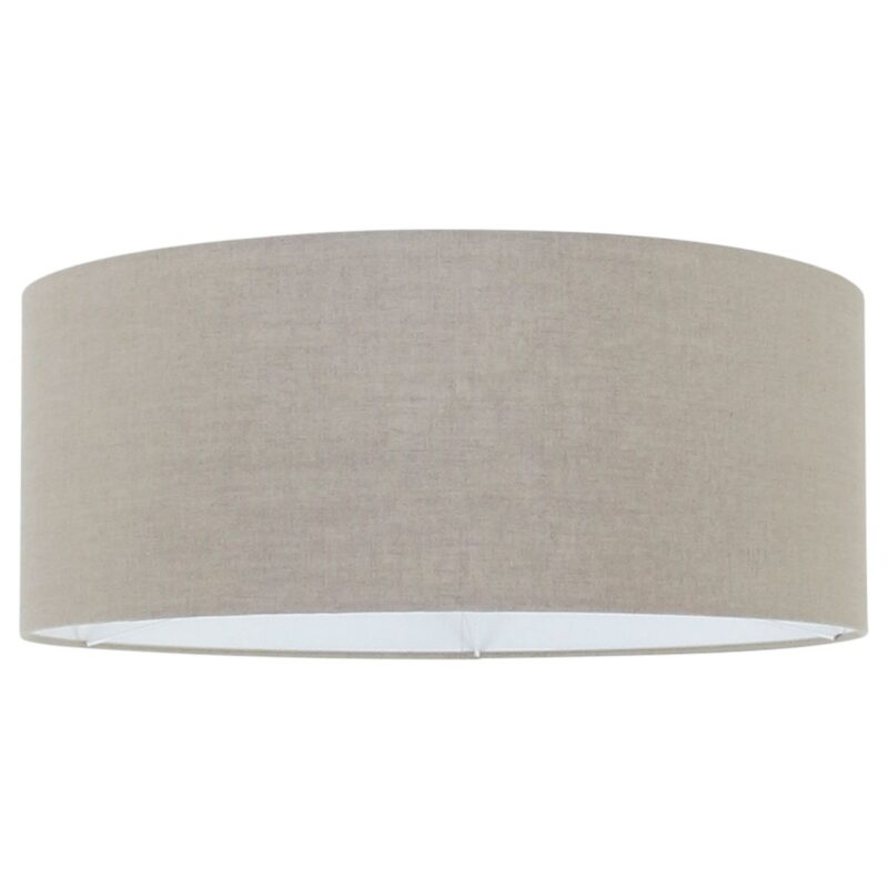 Zwarte vloerlamp Zig-Zag 4245ZW met grijs grof linnen kap – Uniek design en functioneel gebruik - Afbeelding 5