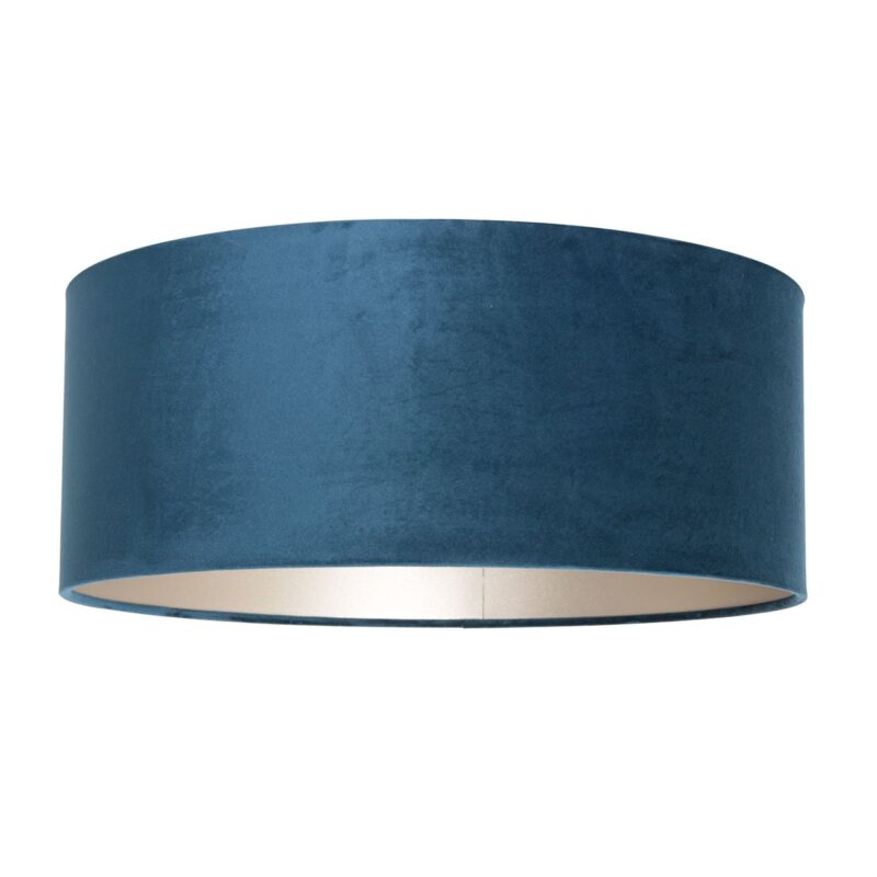 Zwarte vloerlamp Zig-Zag 4248ZW met blauw velours kap – Uniek design en functioneel gebruik - Afbeelding 5