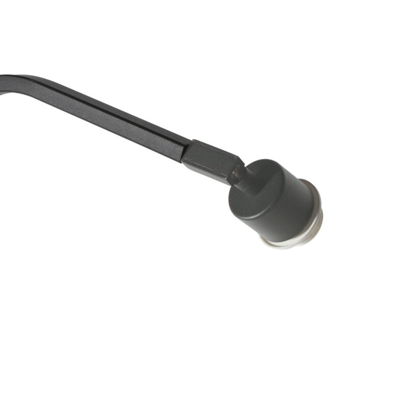 Zwarte vloerlamp Zig-Zag 4249ZW met wit zijden kap – Uniek design en functioneel gebruik - Afbeelding 8