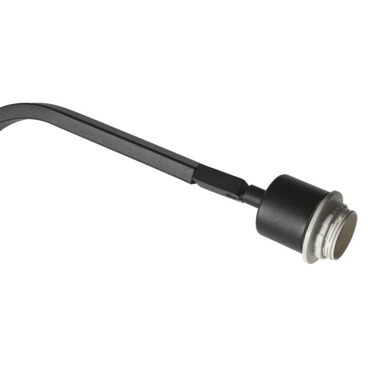 Zwarte vloerlamp Zig-Zag 4249ZW met wit zijden kap – Uniek design en functioneel gebruik - Afbeelding 9