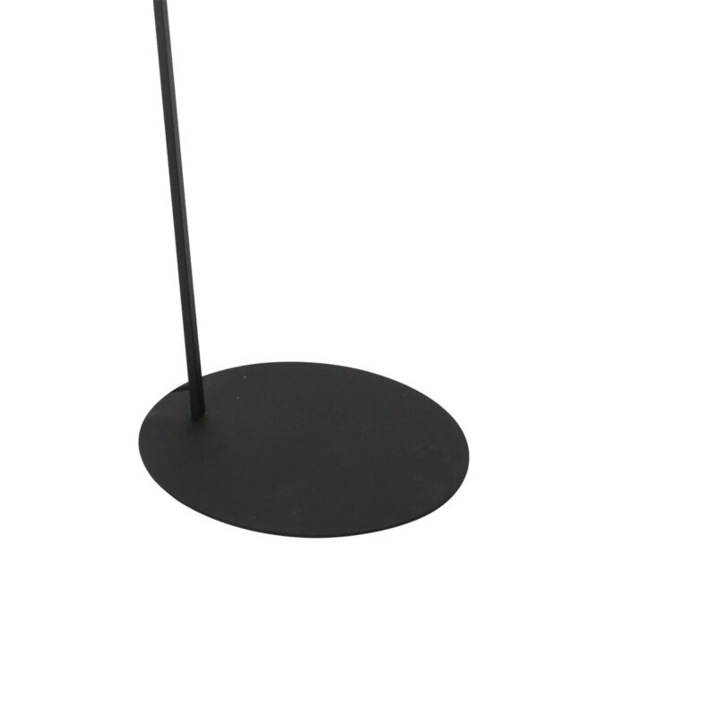 Zwarte vloerlamp Zig-Zag 4249ZW met wit zijden kap – Uniek design en functioneel gebruik - Afbeelding 11
