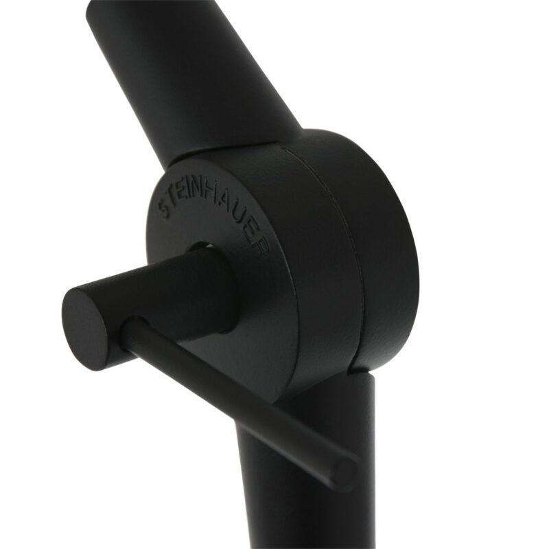 Zwarte vloerlamp / booglamp Prestige Chic 3976ZW met zwart linnen kap - Afbeelding 13