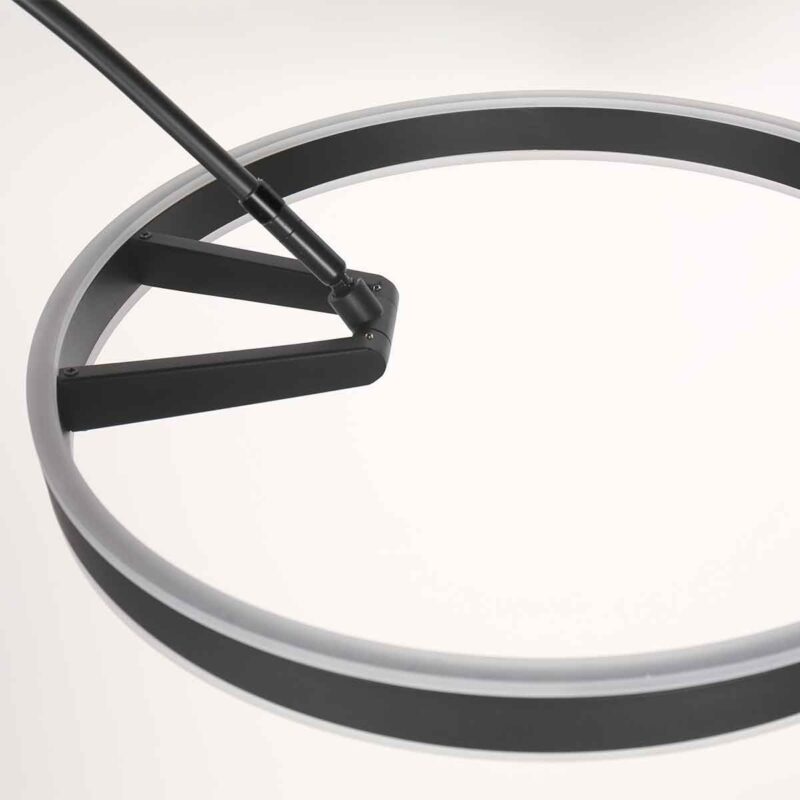 Zwarte vloerlamp / booglamp Ringlux 4130ZW 4000 Lumen - Afbeelding 13