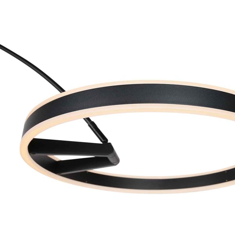 Zwarte vloerlamp / booglamp Ringlux 4130ZW 4000 Lumen - Afbeelding 5