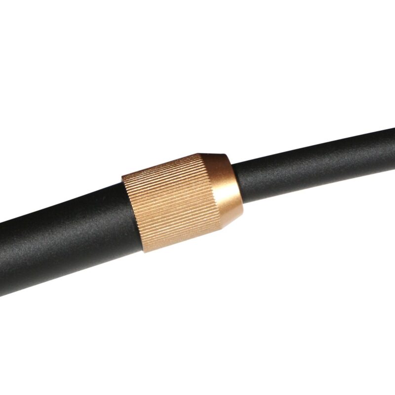 Zwarte vloerlamp / booglamp Ringlux met goudkleurige details 4130GO 4000 Lumen - Afbeelding 12
