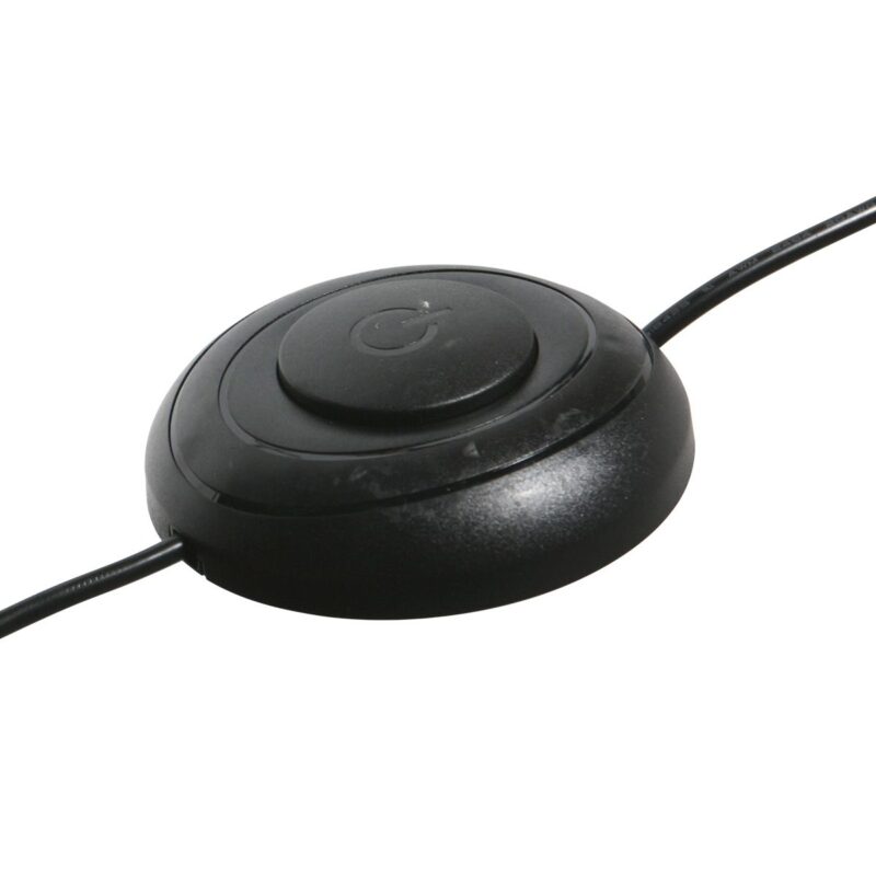 Zwarte vloerlamp / booglamp Ringlux met goudkleurige details 4130GO 4000 Lumen - Afbeelding 14