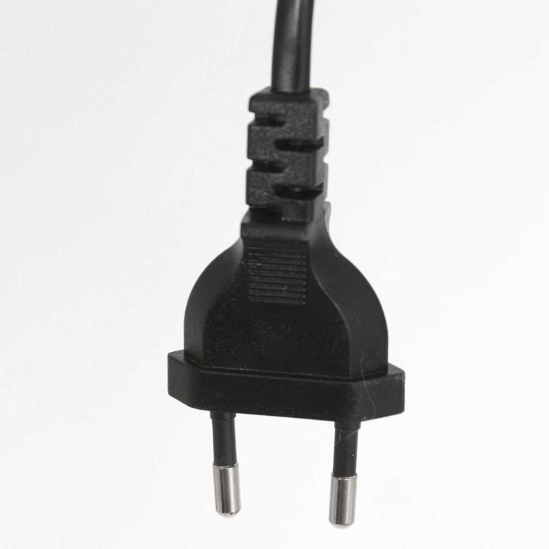 Zwarte vloerlamp 'kleine booglamp' Linstrom 3405ZW zonder lampenkap - Afbeelding 11