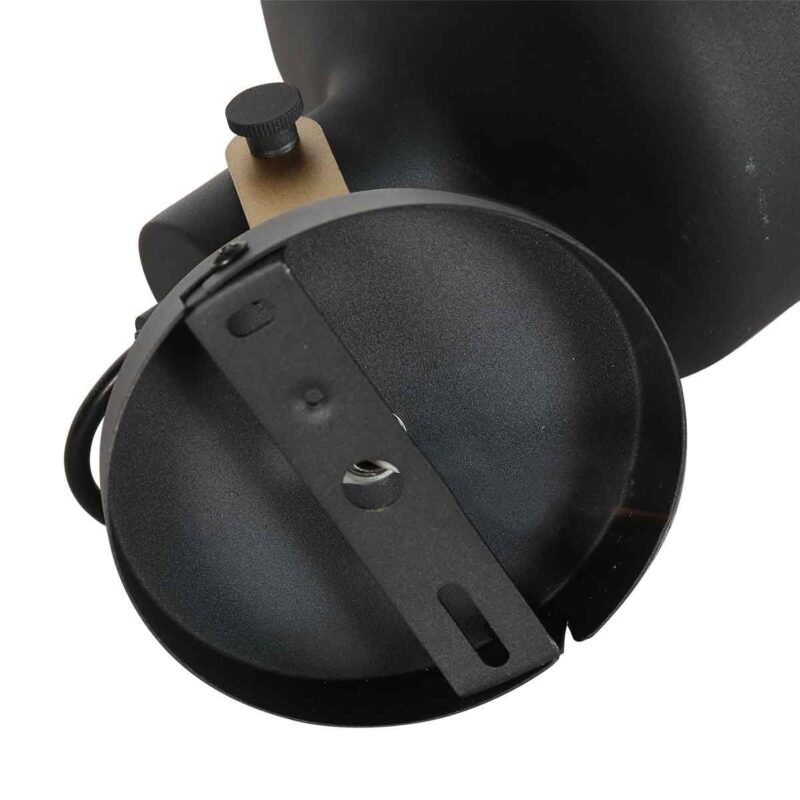 Zwarte wandlamp Prato 4118ZW met E14 fitting - Afbeelding 12