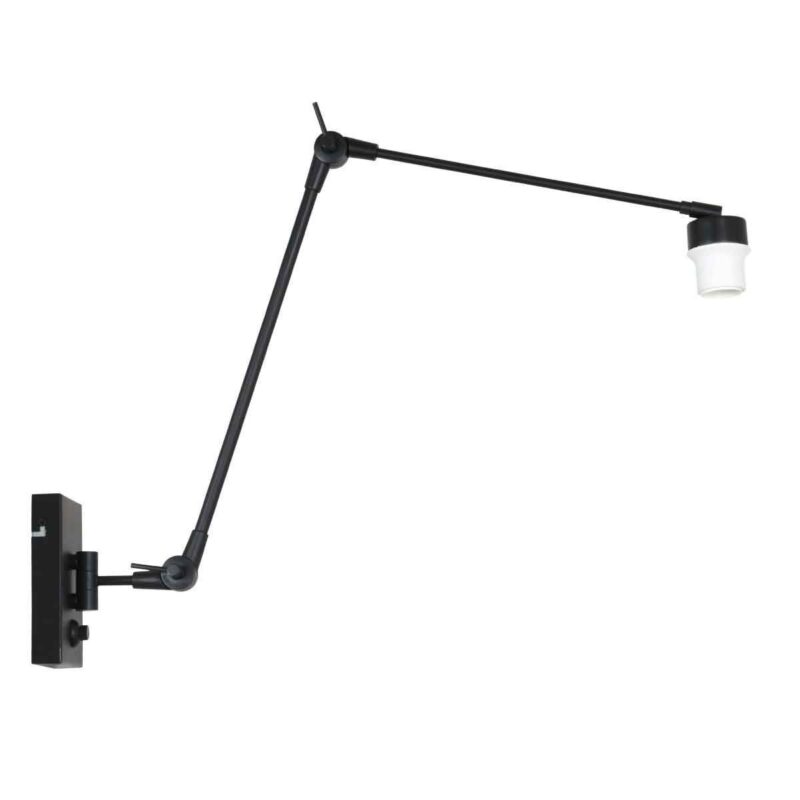 Applique noire Prestige Chic 7396ZW sans abat-jour