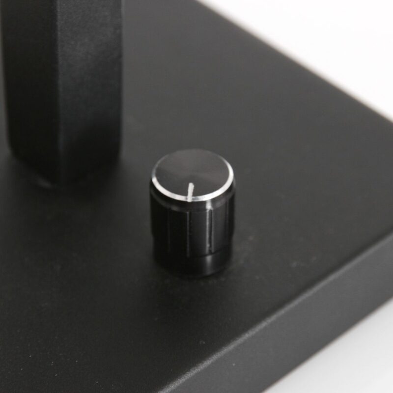 Aplique negro Rod 8171ZW con interruptor y pantalla de lino blanco - Imagen 11