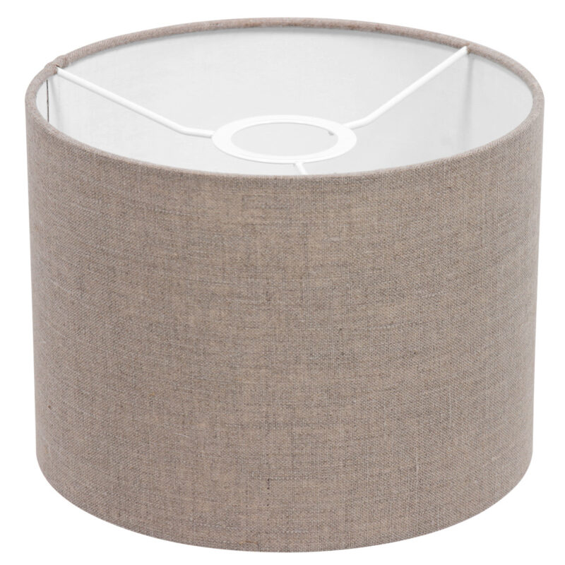 Zwarte wandlamp Stang 8203ZW met leeslamp en grijs linnen kap - Afbeelding 5