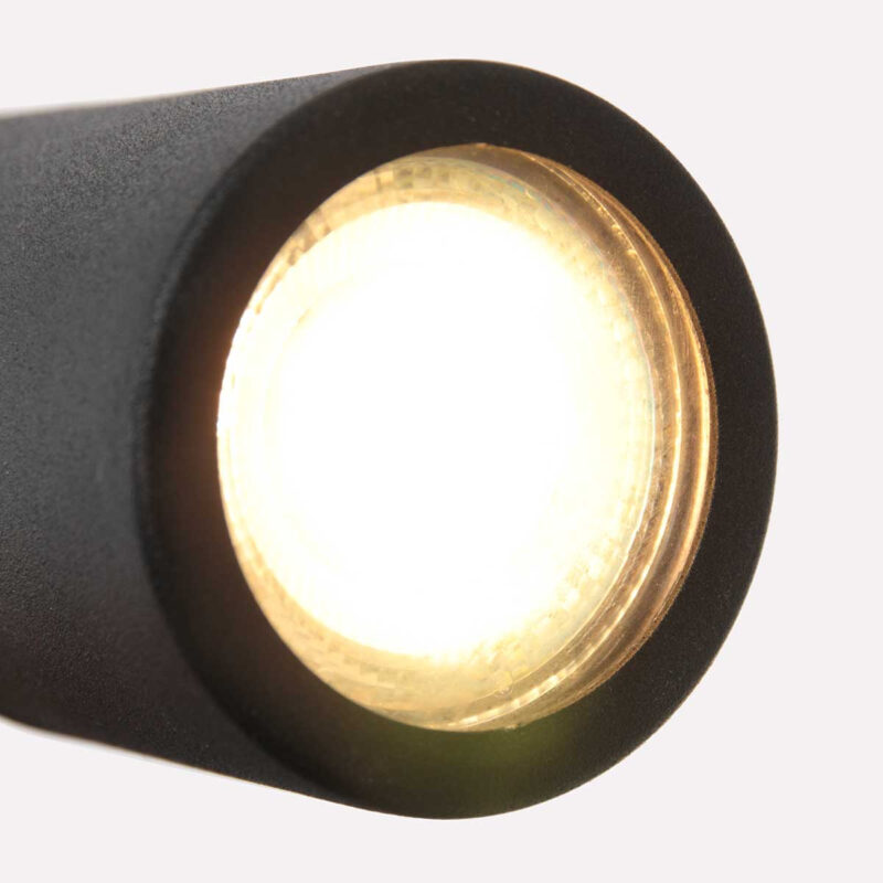 Zwarte wandlamp met flexibele arm 3390ZW Upround inclusief lichtbron - Afbeelding 4