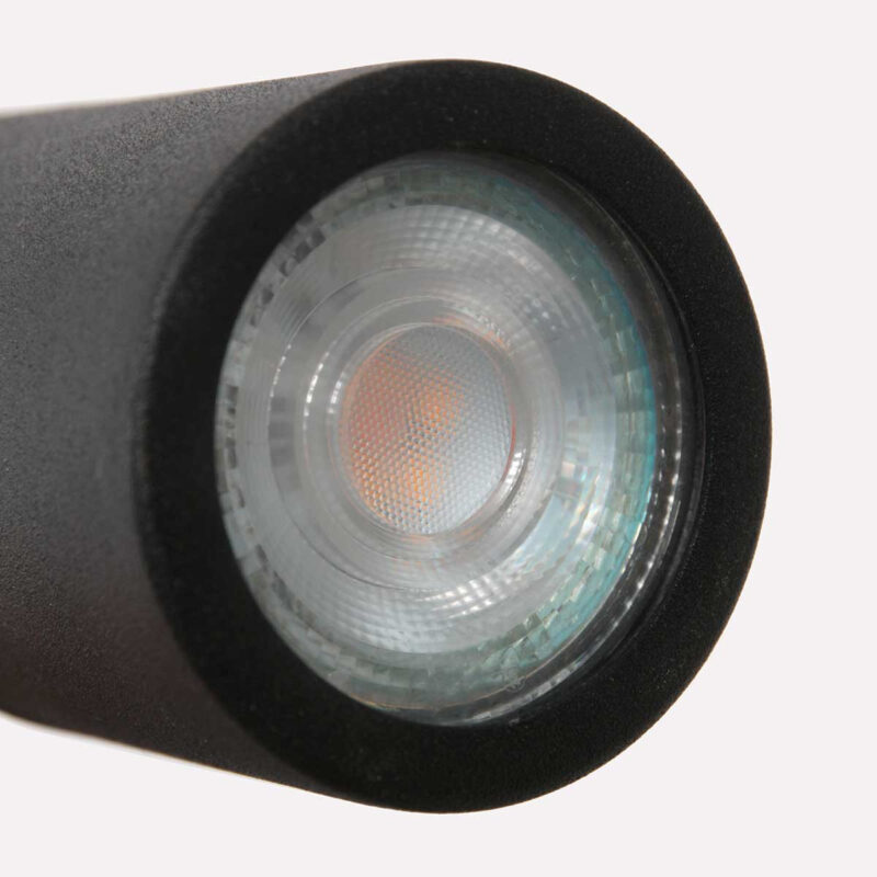 Zwarte wandlamp met flexibele arm 3390ZW Upround inclusief lichtbron - Afbeelding 5