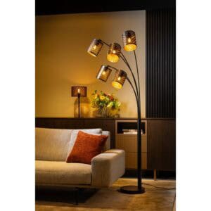 moderne vloerlamp laser 5 lichts
