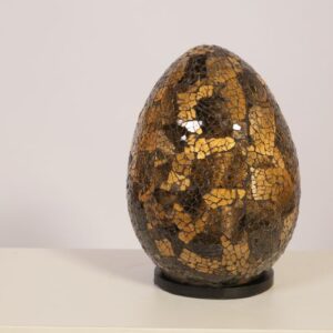 TL. Ei 25 cm Zwart/Goud 500502