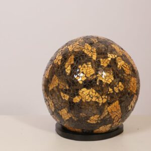 TL. Bol 20 cm Zwart/Goud 500504
