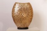 TL. Golden Flower 60x50x18 Amber 14010-60-08