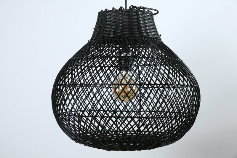 HL Doetinchem rotan zwart (peer) 40x40 510092 - Afbeelding 2