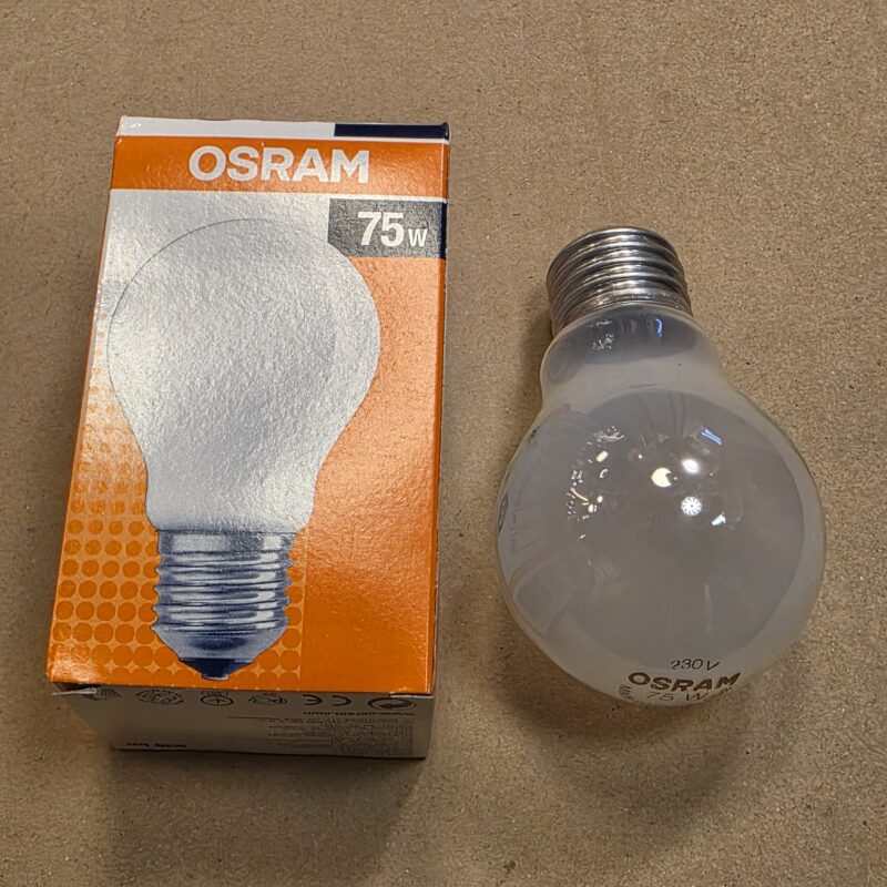 osram gloeilamp 75w mat e27 dimbaar origineel