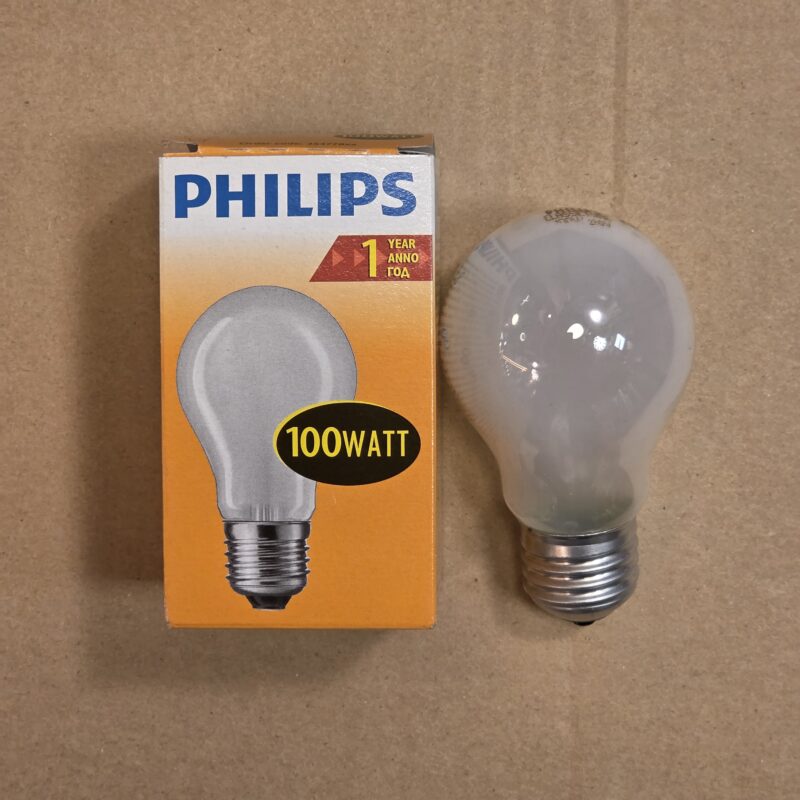 gloeilamp philips 100w e27 dimbaar origineel philips