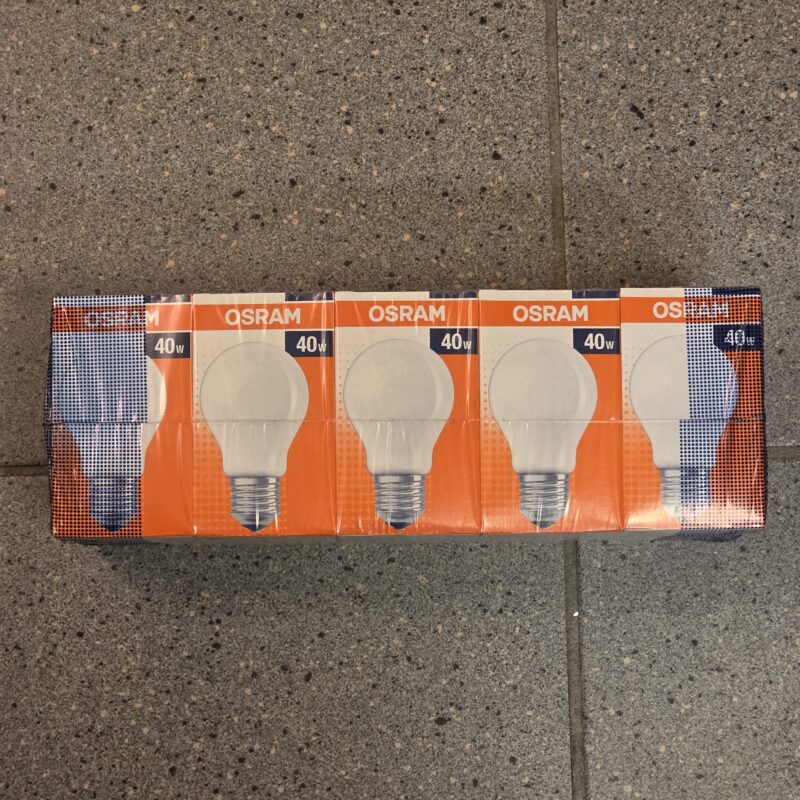 osram gloeilamp 40w e27 mat dimbaar classic a