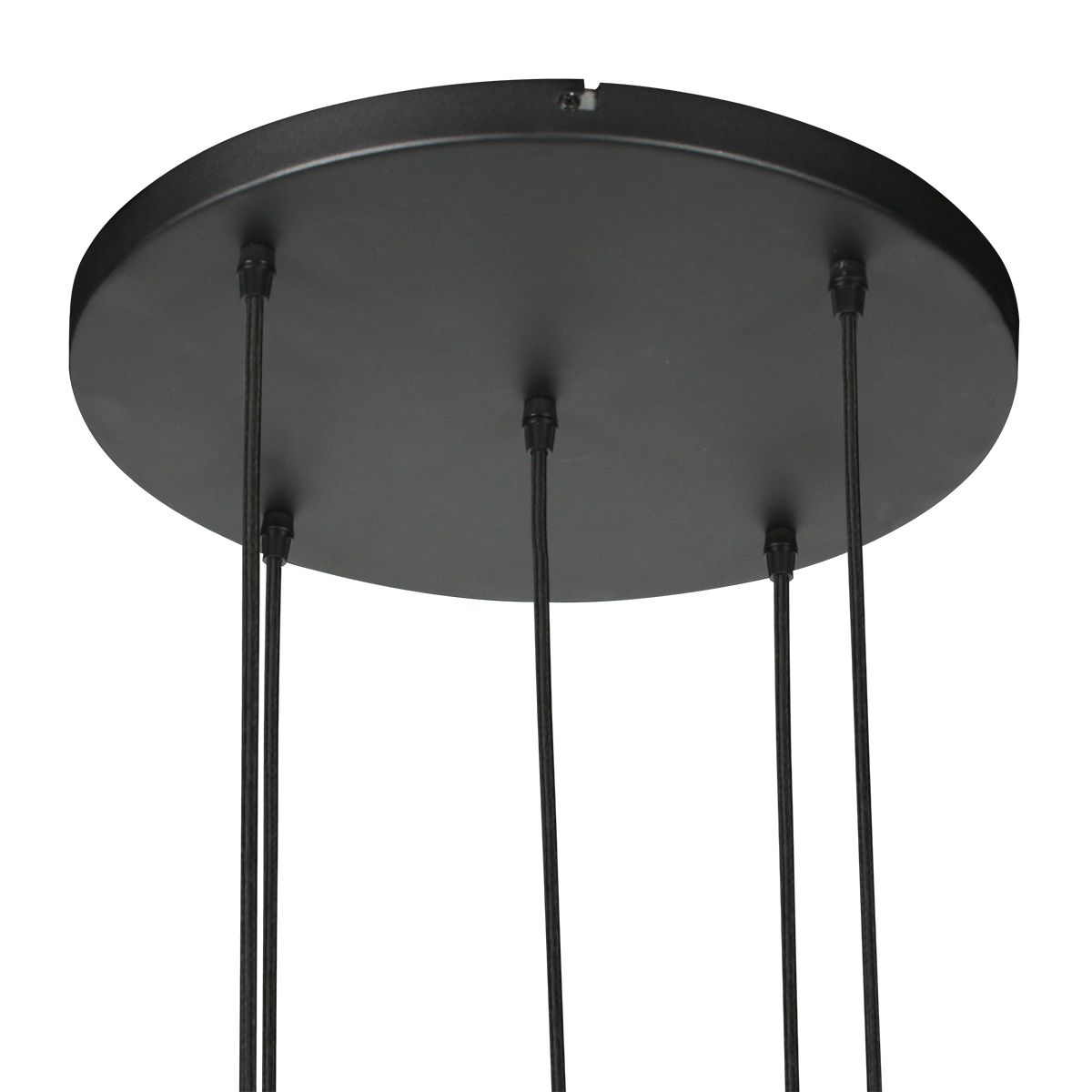 Hanglamp HaloSwap 4522ZW – speelse bundel van vijf bamboe hangers - Afbeelding 4