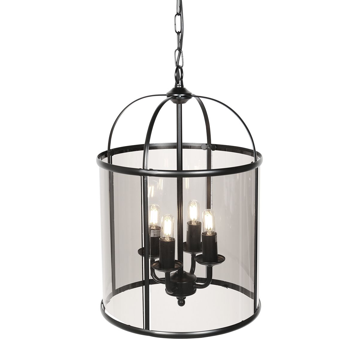 Hanglamp Pimpernel 5972ZW Zwart Ø25 4 x een E14 fitting - Afbeelding 8