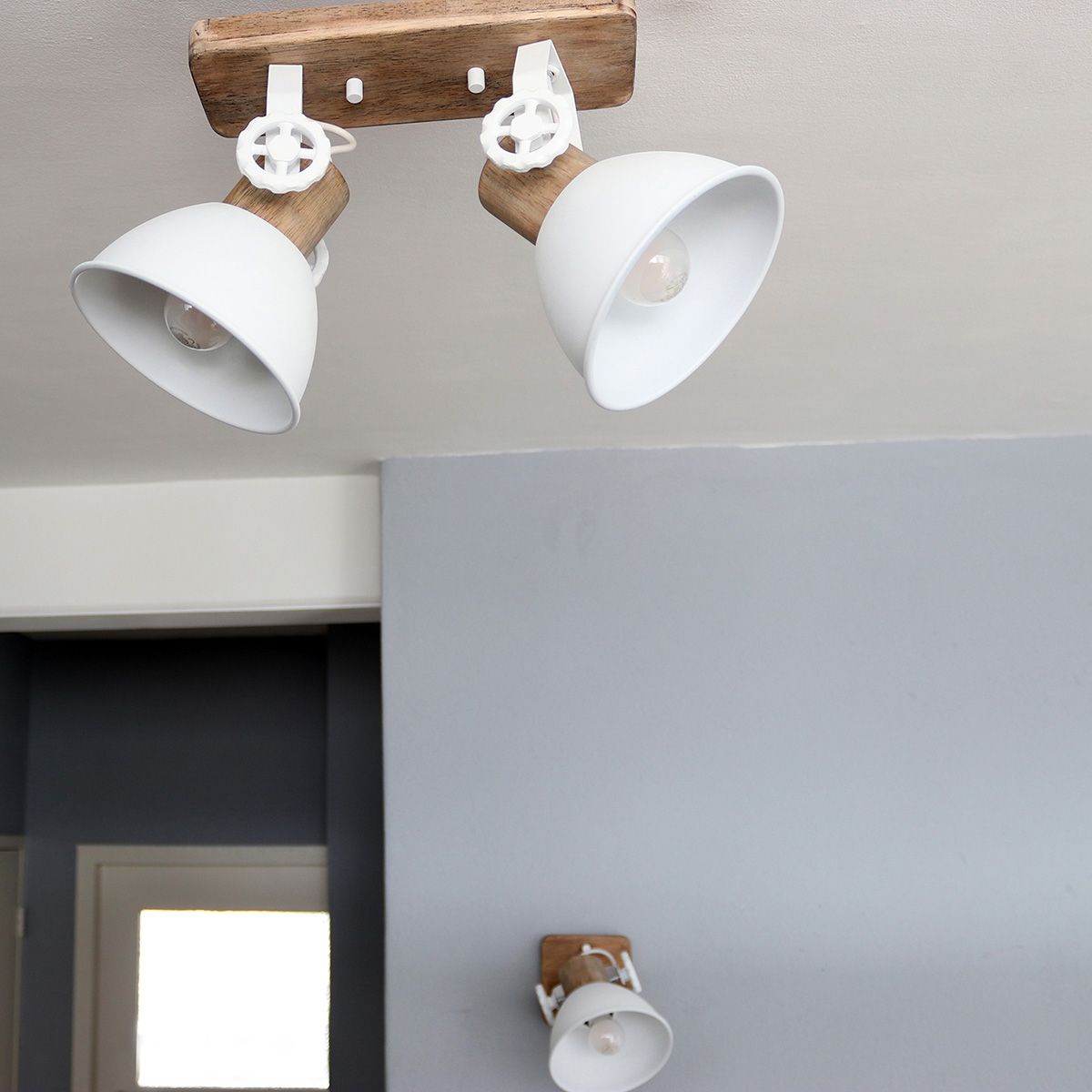 Plafondlamp Gearwood 7969W Wit E27 fittingen - Afbeelding 11