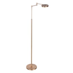 Vloerlamp Soleil accu 3515BR geborsteld brons met zwenkarm