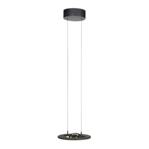 Zwarte hanglamp Soleil 4140ZW met lift systeem