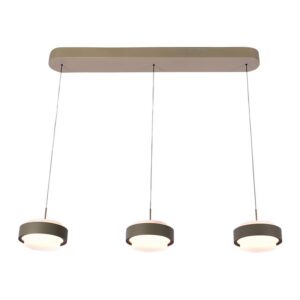 hl. "puleggia" 3 lichts balk olijfgroen h 3503 og freelight