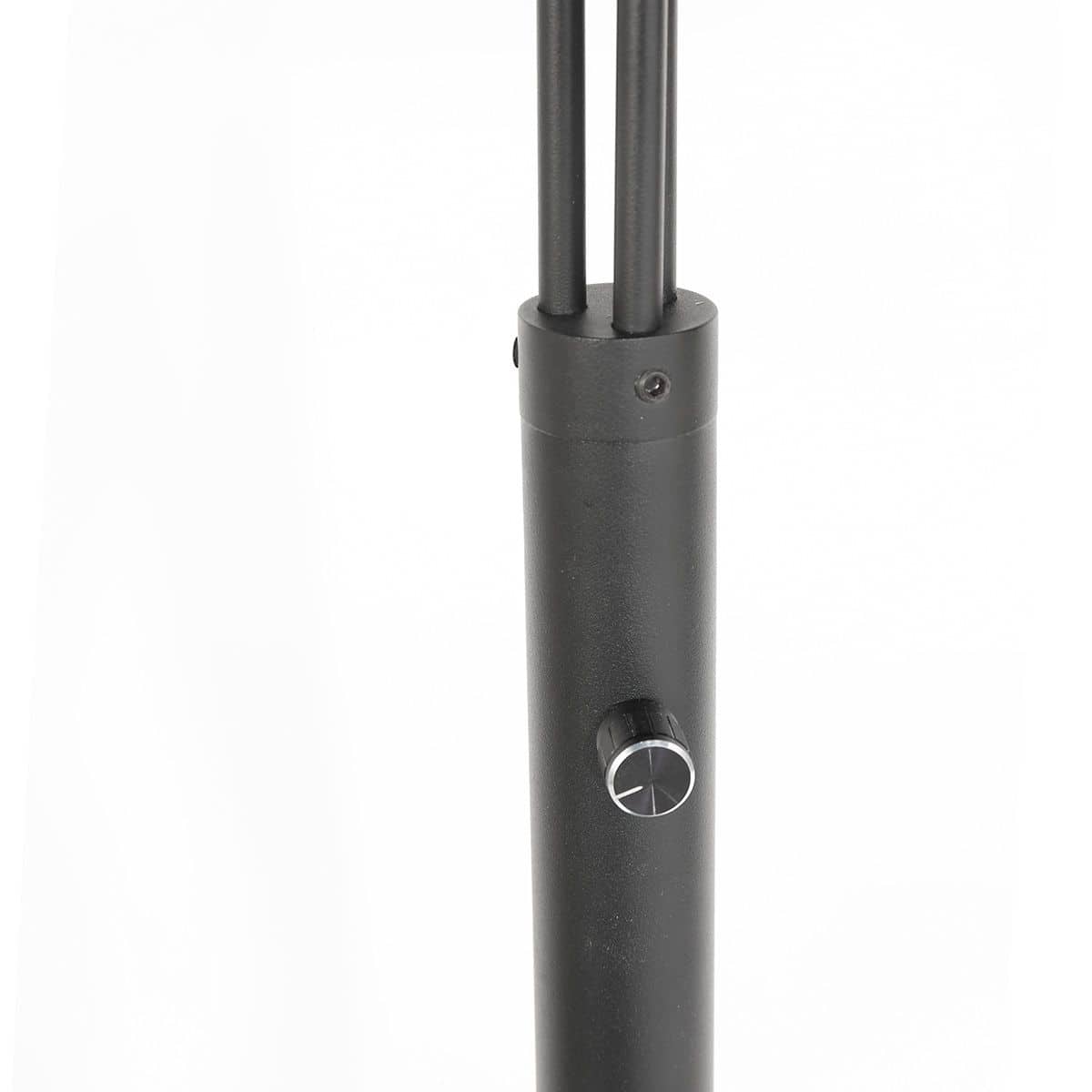 3 Lichts vloerlamp Sparkled Light 4148ZW met naturel bamboe kappen - Afbeelding 4