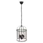 Hanglamp Pimpernel 5972ZW Zwart &Oslash;25 4 x een E14 fitting