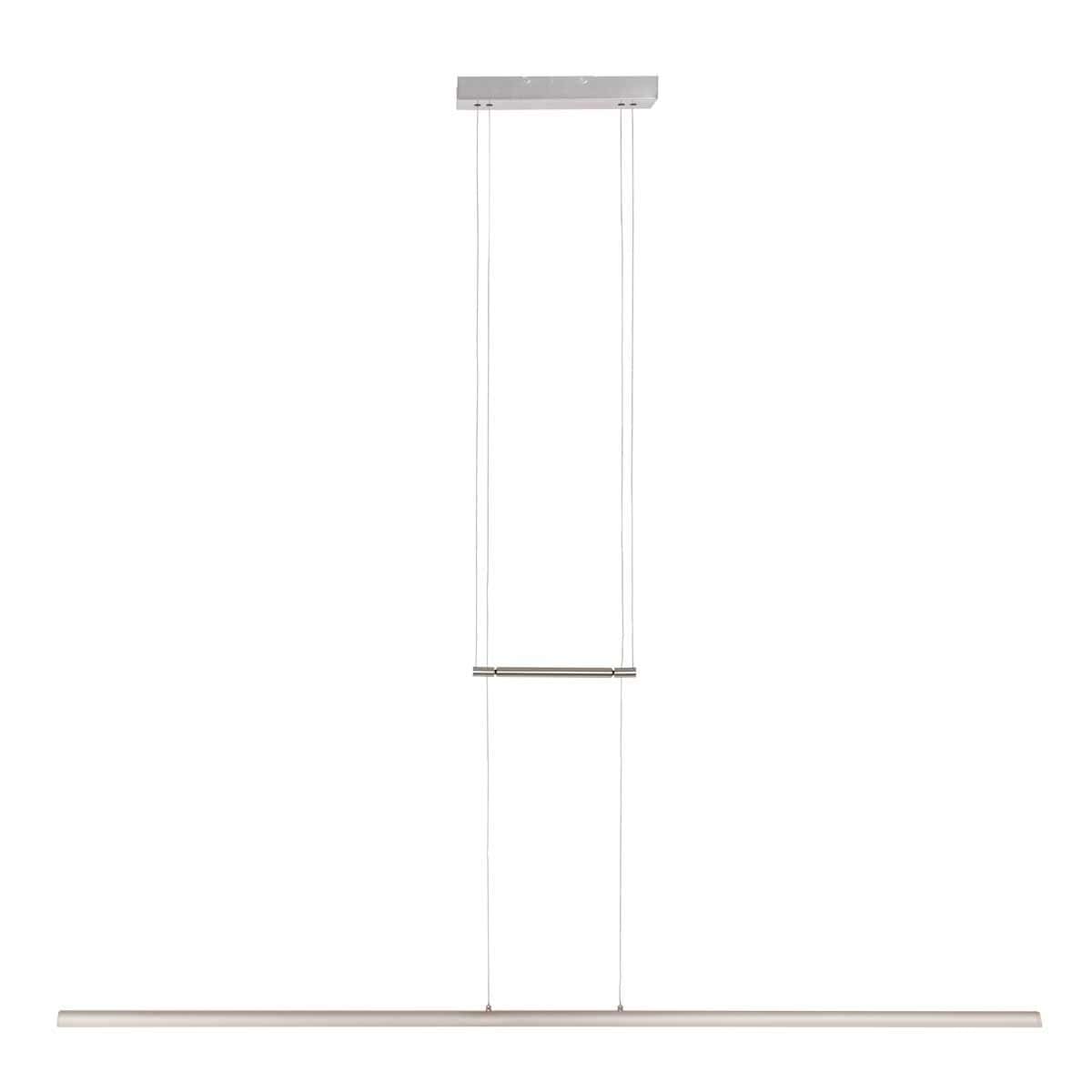 Hanglamp Profilo 3318ST Staal 150 cm breed 2100 lumen