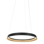 Hanglamp Ringlux 3692ZW Zwart &Oslash;60 4000 Lumen