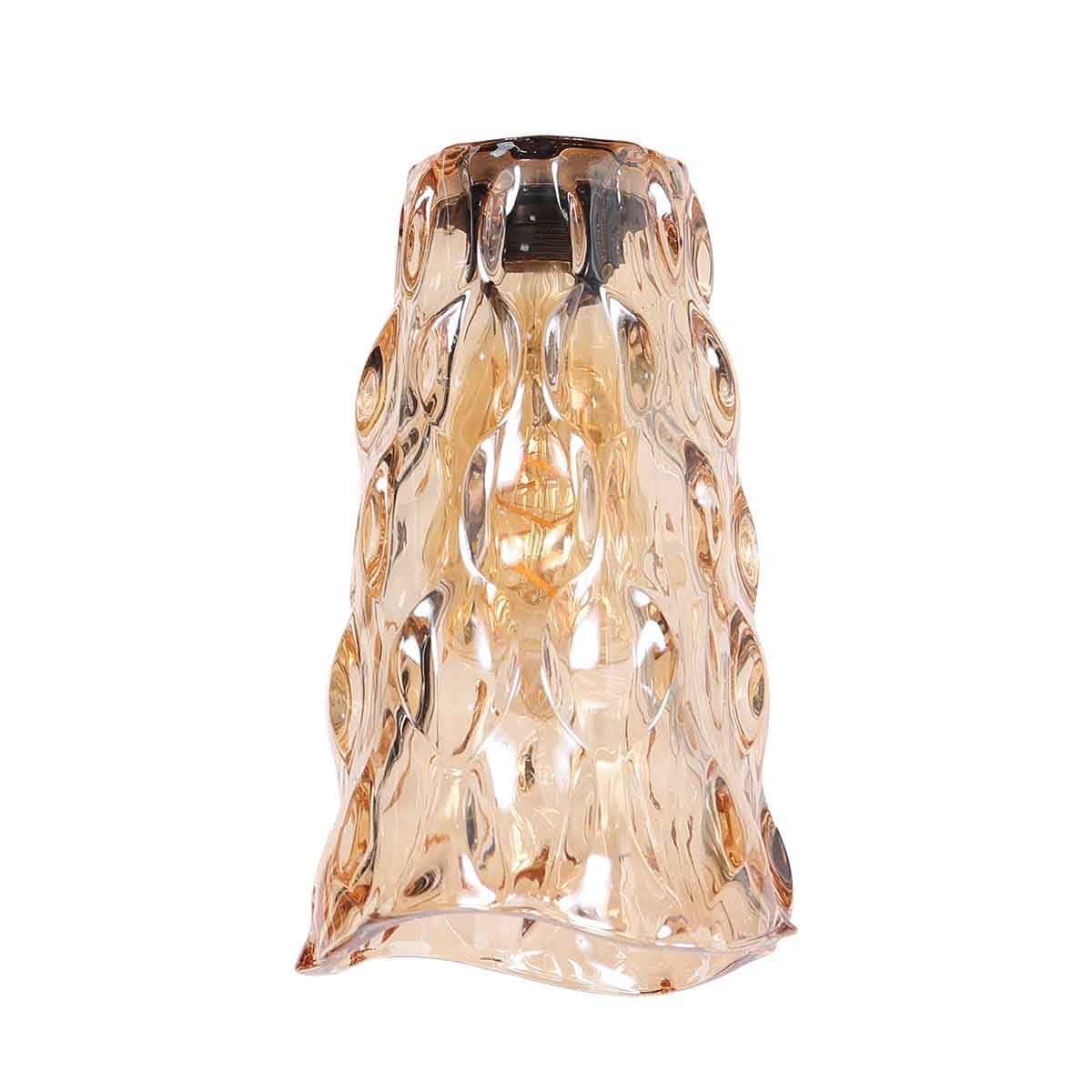 Hanglamp Vidrio 3831ZW amber geel glas - Afbeelding 6
