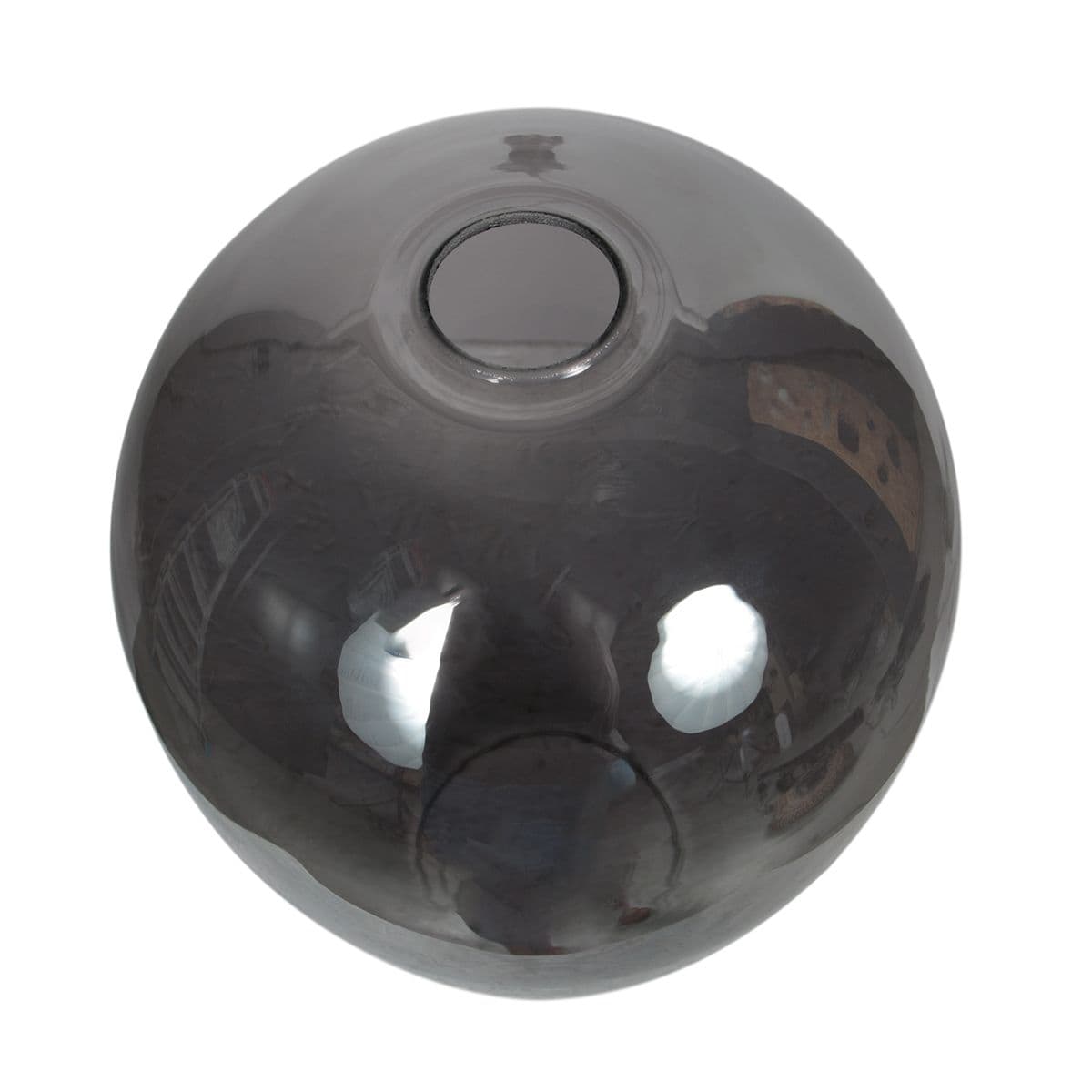 Handgemaakte druppelvormige rookglazen kap voor E27 lampen, perfect voor moderne en stijlvolle verlichting.