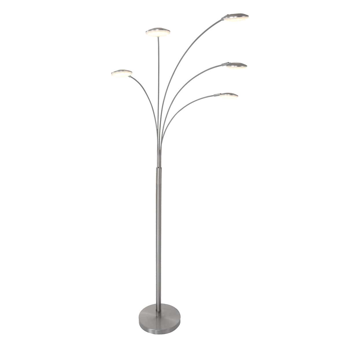 Moderne 5-lichts vloerlamp 1327ST – Stijlvolle LED booglamp met dimfunctie - Afbeelding 2