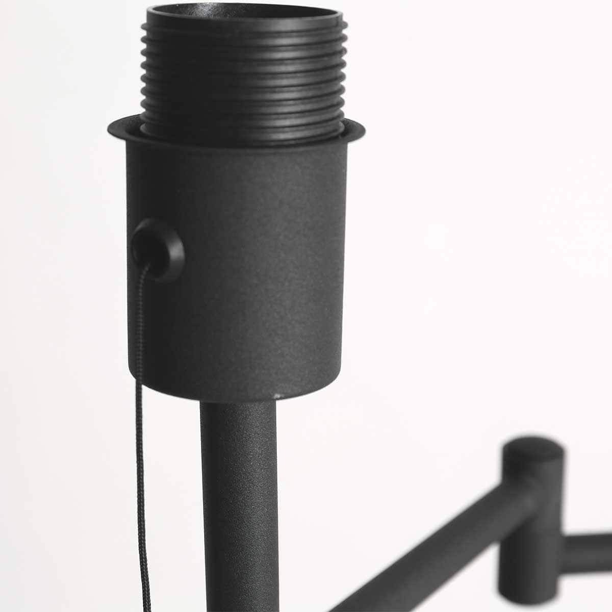 Vloerlamp Bella 4362ZW met natuurlijke kurk kap - Afbeelding 4