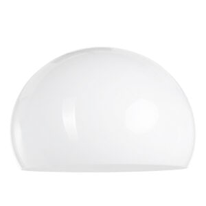 Wit kunststof lampenkap K10610S Ø38cm met E27 support.