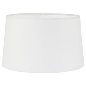 Wit linnen lampenkap K58942S Ø30cm met E27 support.