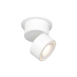 Witte 1 lichts spot Fez 2673W dimbaar draaibaar en kantelbaar