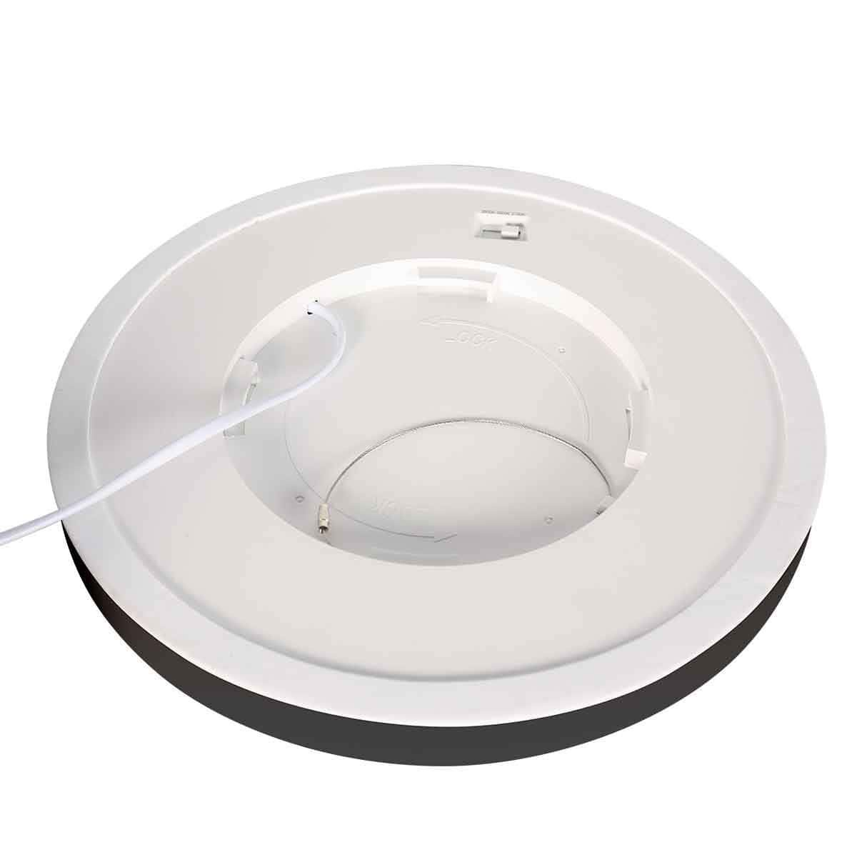 Zwarte plafondlamp 4132ZW Luminix, 3 standen lichtkleur instelbaarheid en dimbaar Ø29 cm - Afbeelding 11