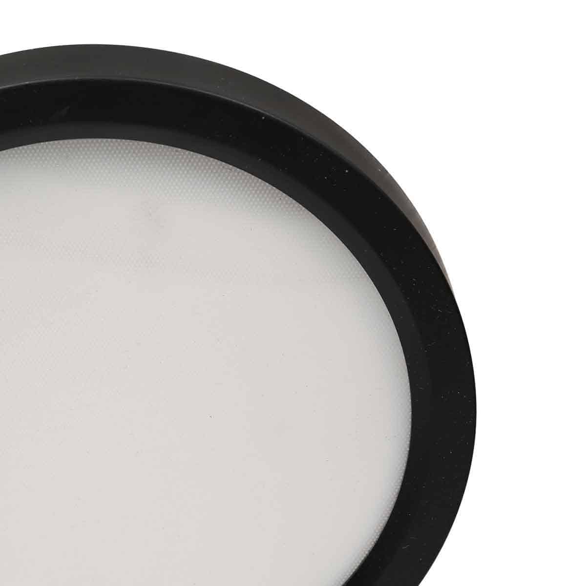 Zwarte plafondlamp 4132ZW Luminix, 3 standen lichtkleur instelbaarheid en dimbaar Ø29 cm - Afbeelding 4
