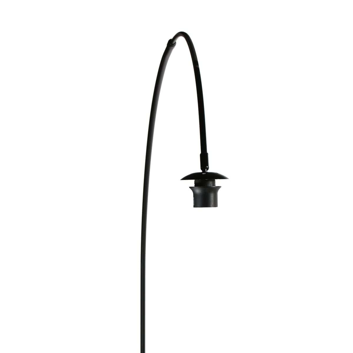 Zwarte vloerlamp Curve 4268ZW met grijs grof linnen kap – Uniek design en functioneel gebruik - Afbeelding 14