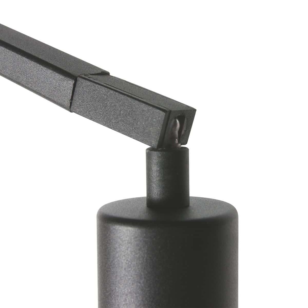 Zwarte vloerlamp Zig-Zag 4244ZW met wit grof linnen kap – Uniek design en functioneel gebruik - Afbeelding 4