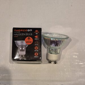 halogeen gu10 20w thorgeon 51mm 230v 135lm 38gr 05061 dimbaar