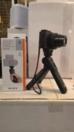 sony gp vpt2bt handgrip en tripod gebruikt