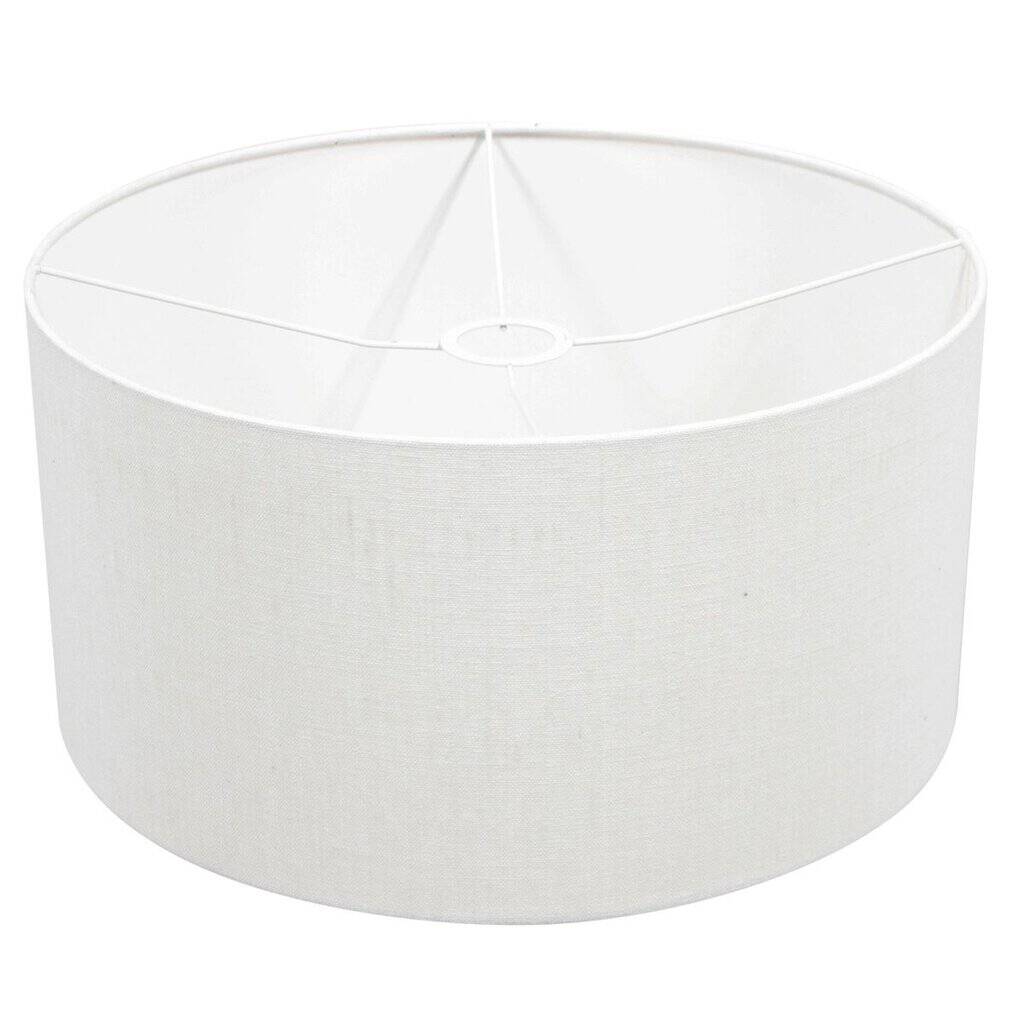 Booglamp Solva 3911ST met een grof wit linnen kap - Afbeelding 5